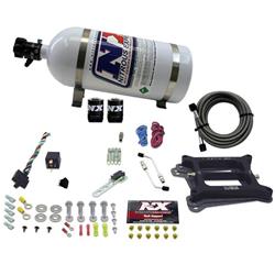Nitrous System,10 lb Bottle, 4150 4-Barrel/Alcohol, 50-100-150-200-250-300 HP, Kit