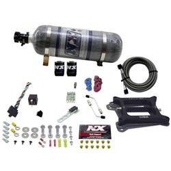 Nitrous System,12 lb Bottle, 4150 4-Barrel/Alcohol, 50-100-150-200-250-300 HP, Kit