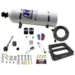 Nitrous System, 15 lb Bottle, Dominator/Gas, 50-100-150-200-250-300 HP, Kit