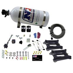 Nitrous System, 10 lb Bottle, Dual/4150 4-Barrel/Gas, 50-100-150-200-250-300 HP, Kit