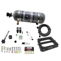 Nitrous System; 12 lb Bottle, Hitman Plus Holley Dominator; Nitrous System; 50-200 WHP; Complete System