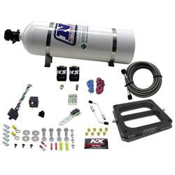 Nitrous System, 15 lb Bottle, Dominator/Gas, 100-200-300-400-500 HP, Kit