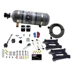 Nitrous System, 12 lb Bottle, Dual Holley/Gas, 100-200-300-400-500 HP, Kit