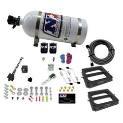 Nitrous System, 10 lb Bottle, Dual Dominator/Gas, 100-200-300-400-500 HP, Kit