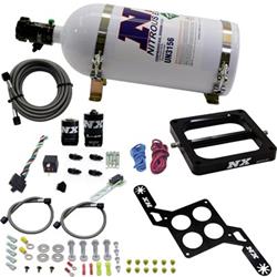 Nitrous Oxide Injection System Kit 4500 RNC Conventional Plate System w/ .375" Solenoid w/ 15lb Bottle