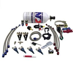 Nitrous Oxide System, Powersports, Wet, 40-100 hp, 2.5 lb. Bottle, Polished, Carburetor/Fuel Injection, 4-Cyl.