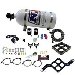 Nitrous Oxide System, Billet Crossbar, Dominator 4500 Series Plate, Wet, WOT, 10 lb. Bottle, Kit