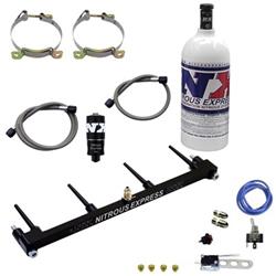 Nitrous Oxide System, Billet Spray Bar, Dry, 2.5 lb. Bottle, Kawasaki ZX-14, Kit