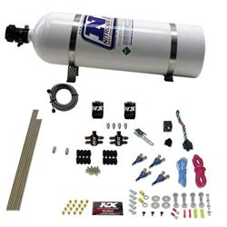 Nitrous System, 15 lb Bottle, 4-Cyl, Gas Kit, 100-150-200-250 HP, Kit