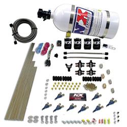 Nitrous System, 10 lb Bottle, 8-Cyl Alcohol Kit, 250-350-450-550 HP, Kit