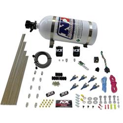 Nitrous System, 10 lb Bottle, 6-Cyl Gas Kit, 150-225-300-375 HP, Kit