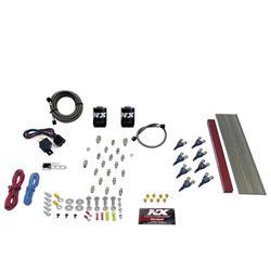 Nitrous Oxide System, NX Direct Port, Wet, 100-500 hp, No Bottle, White, Chevy, Pontiac, Kit