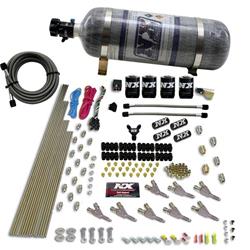 Nitrous System, 12 lb Bottle, Vortech, Nozzle Kit, Gas 200-500 HP, Kit
