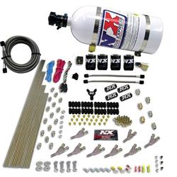 Nitrous Oxide System, Annular Nozzles, 8 Cylinder, Carbureted, Kit