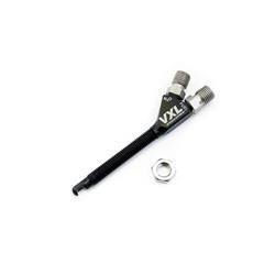 Nitrous Oxide Nozzles, VXL Nozzle, 2 in. Long Threads, 5/16-24 in., Aluminum, Black Anodized, Each