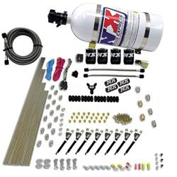 Nitrous System, VXL EFI System, 10 lb. Bottle, 500 HP, 8-Cylinder, White, Kit