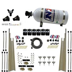 Nitrous System, Triple-D System, 10 lb. Bottle, 500 HP, Dry, 3 Stage, Kit