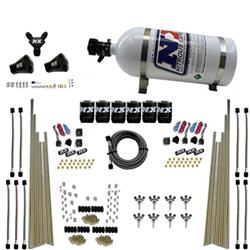 Nitrous System, Triple-D System, 12 lb. Bottle, 500 HP, Dry, 3 Stage, Kit