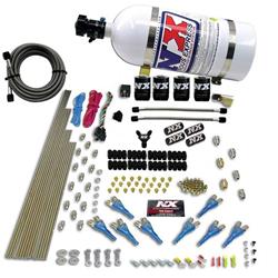 Nitrous System; Shark Direct Port; Nitrous System; 8 Cyl.; 200-600 WHP; Gasoline; 4 Solenoids; w/10 lb. Bottle