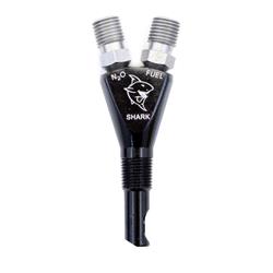 Nitrous Oxide, Shark Nozzle, Jet Spray, 1/8 in. NPT, Black, Each