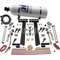 Nitrous System, 15 lb Bottle, 6-Cyl, SX2 Dual Stage Nozzle System, w/ 8 Solenoids, 150-750 HP, Kit