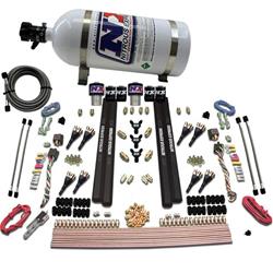 Nitrous System; SX2 Dual Stage Nozzle System; 8 Cyl.; Gasoline; 200-1200 HP, 10lb Bottle