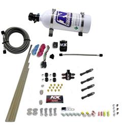 DRY DIRECT PORT NITROUS SYSTEM. 4 CYLINDER W/ 5LB BOTTLE