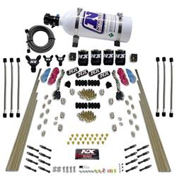 8 CYL DRY DIRECT PORT, DUAL STAGE, 4 SOLENOIDS, WITH 5LB BOTTLE (200-600HP)