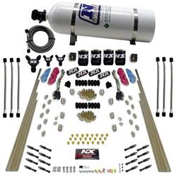 8 CYL DRY DIRECT PORT, DUAL STAGE, 4 SOLENOIDS, (200-600HP) WITH 15LB BOTTLE