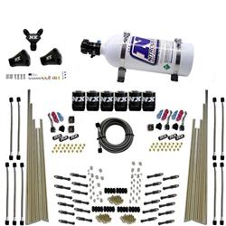 8 CYL DRY DIRECT PORT, THREE STAGE, 6 SOLENOIDS, WITH 5LB BOTTLE (200-600HP)