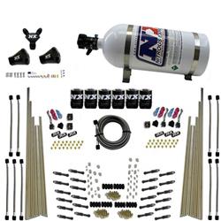 8 CYL DRY DIRECT PORT, THREE STAGE, 6 SOLENOIDS, WITH 10LB BOTTLE (200-600HP)