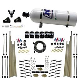 8 CYL DRY DIRECT PORT, THREE STAGE, 6 SOLENOIDS, WITH 15LB BOTTLE (200-600HP)