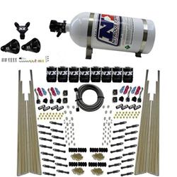 8 CYL DRY DIRECT PORT, FOUR STAGE, 8 SOLENOIDS, WITH 10LB BOTTLE (200-600HP)