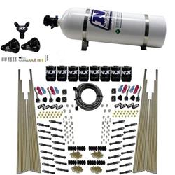 8 CYL DRY DIRECT PORT, FOUR STAGE, 8 SOLENOIDS, WITH 15LB BOTTLE (200-600HP)