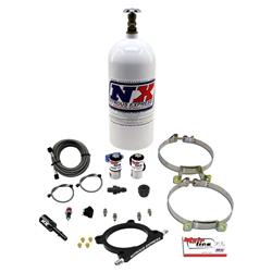 Nitrous Oxide System, MainLine EFI, Throttle Body Spacer Plate, Wet, +150 hp Max, 10 lb Bottle, Aluminum, Kit