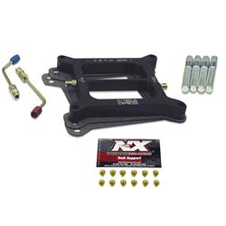 Nitrous Plate; Hitman Plate Conversion Kit; Holley 4-Barrel; 100-200 HP; Incl. Plate; Connectors; HP Settings
