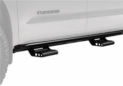 Step Bars, Cab Length, Textured Black Powdercoated, Steel, Dodge, Ram, Mega Cab, Pair