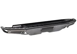 Bumper, RBS Pre-runner Rear Bumper, Fabricated, Steel, Gloss Black Powdercoated, Chevrolet, GMC, Rear, Each