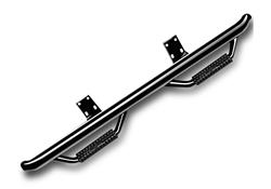 Step Bars, Cab Length, Gloss Black Powdercoated, Steel, Ram, Mega Cab, Pair