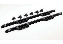 Step Bars, EPYX Step Systems, Textured Black, Chevrolet, GMC, Cab Length, Crew Cab, Diesel, Pair