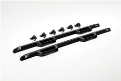 Step Bars, EPYX Step Systems, Steel, Textured Black Powdercoated, Ford, Bronco, 4-Door, Pair