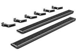 Step Systems Growler Fleet Textured Black Cab Length 09-15 Dodge RAM 2500 / 3500 10-19, RAM 1500 Crew Cab