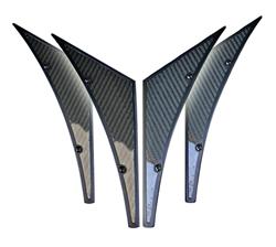 Carbon Fiber Look Canards 4pcs