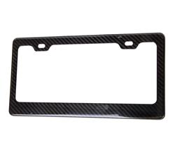 Carbon Fiber License Plate Frame Wet