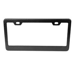 Carbon Fiber License Plate Frame Dry