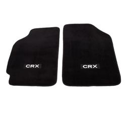Floor Mats - 88-91 Honda Civic w/ "CRX" Logo (2 pieces)