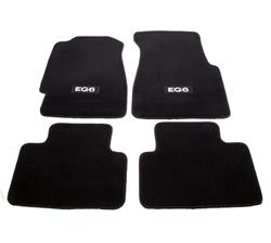 Floor Mats - 92-95 Honda Civic 2DR w/ "EG6" Logo (4 pieces)