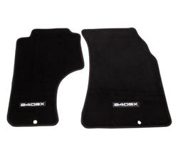 Floor Mats - 89-98 Nissan 240sx w/ "240SX" Logo (2 pieces)