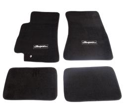 Floor Mats - 96-02 Toyota Supra w/ "Supra" Logo (4 pieces)