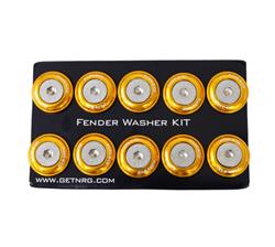 Fender Washer Kit, Set of 10, Rose Gold, Rivets for Plastic